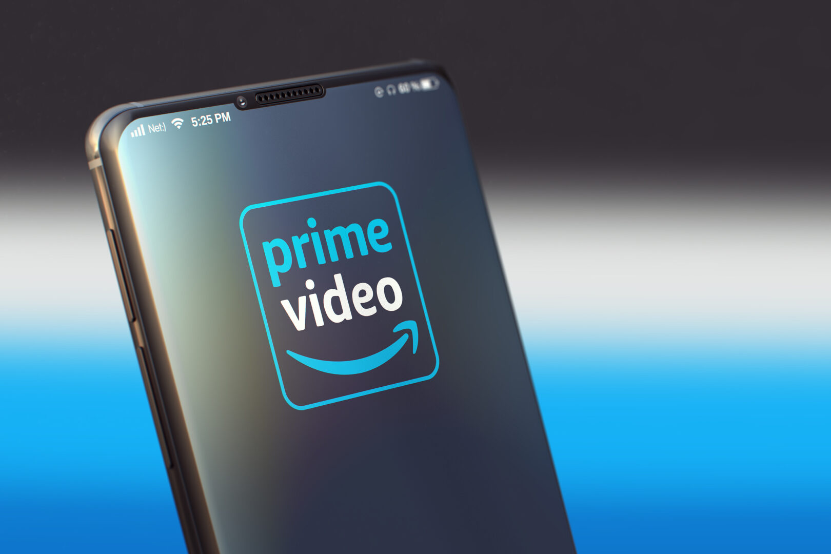 Image of a smart phone with the Prime Video app open