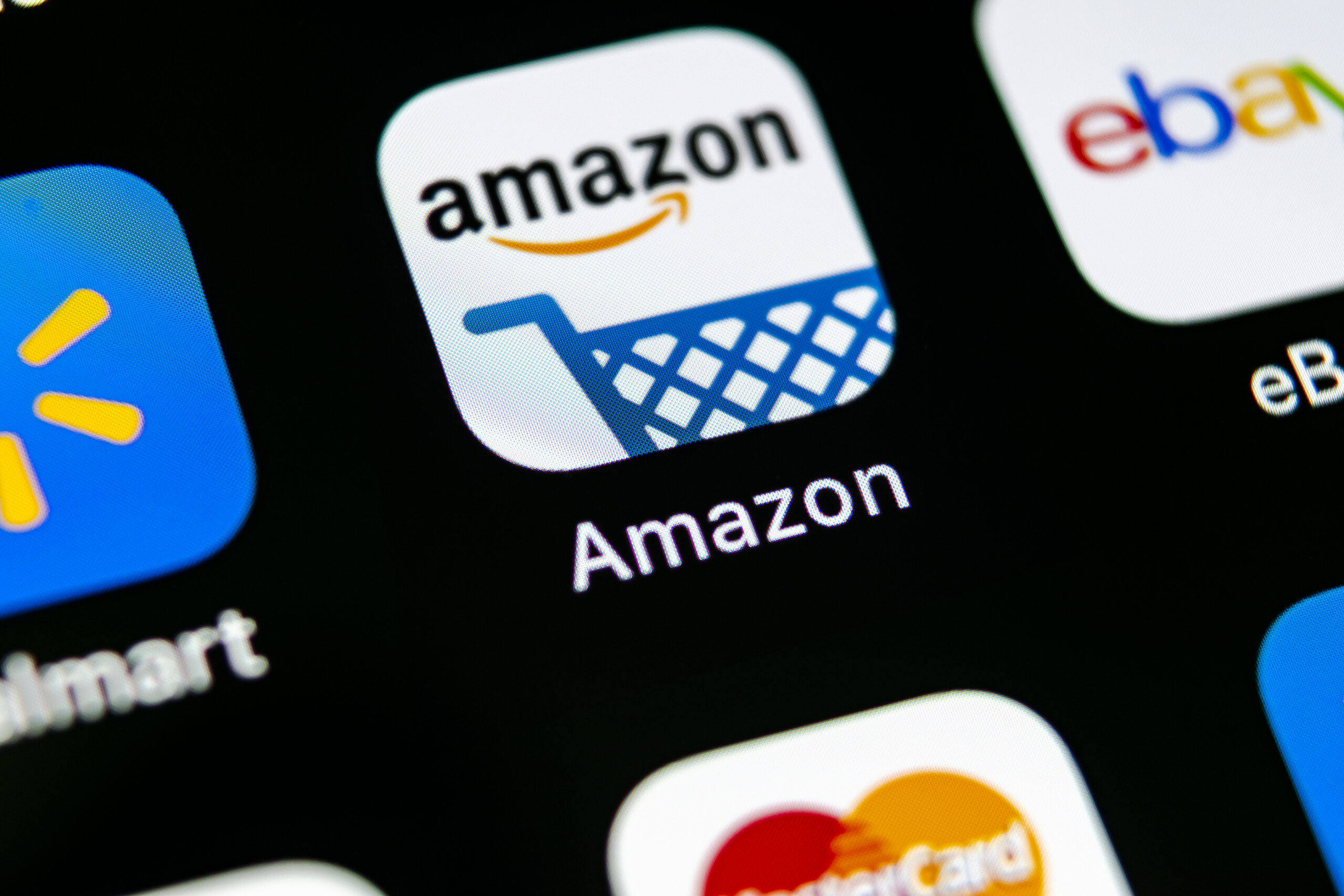 The Amazon app on a smart phone