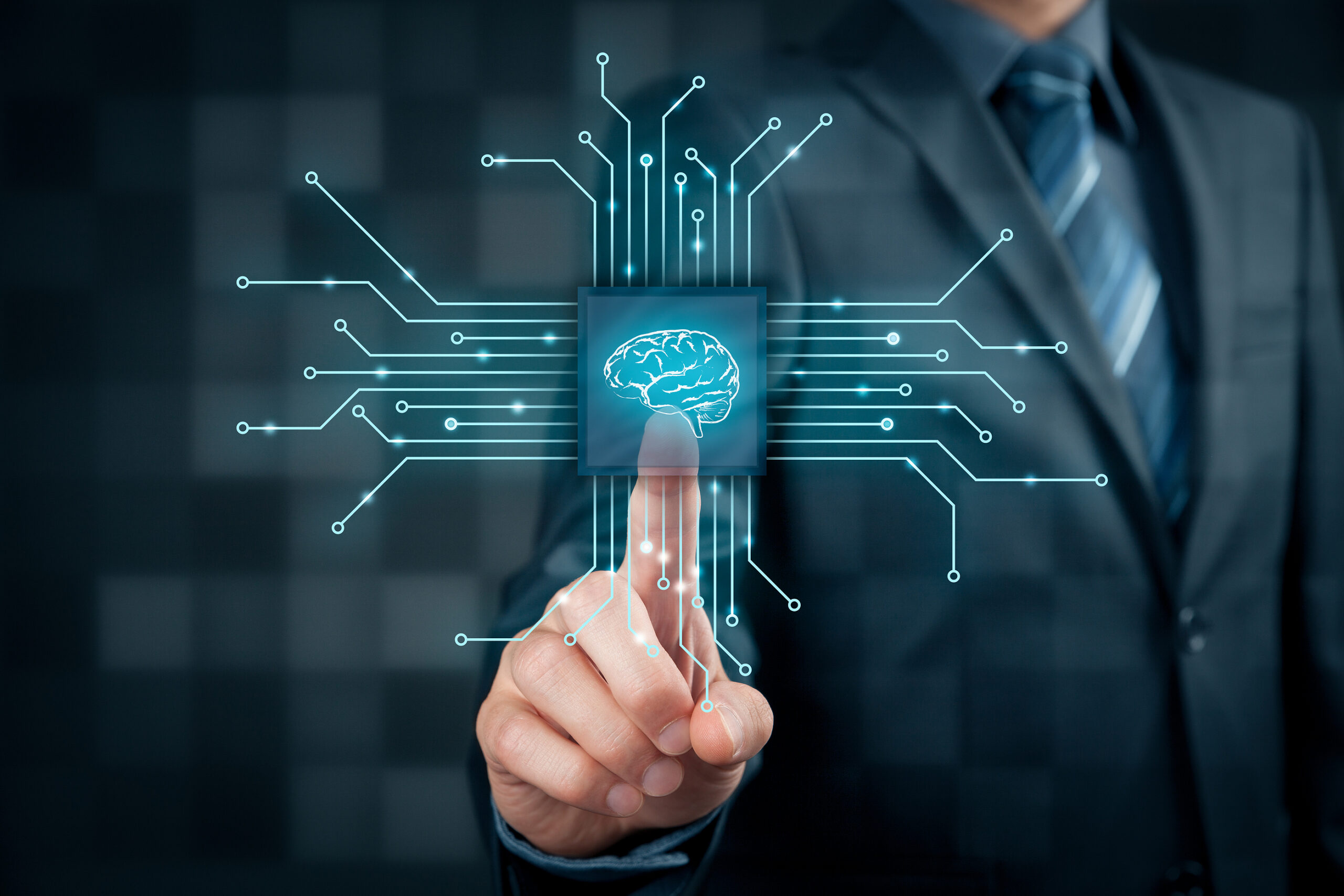 Graphic image representing artificial intelligence